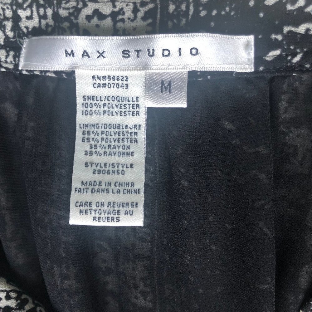 🌺3 for $25🌺 Max Studio - Black and Cream Dress - Picture 6 of 6